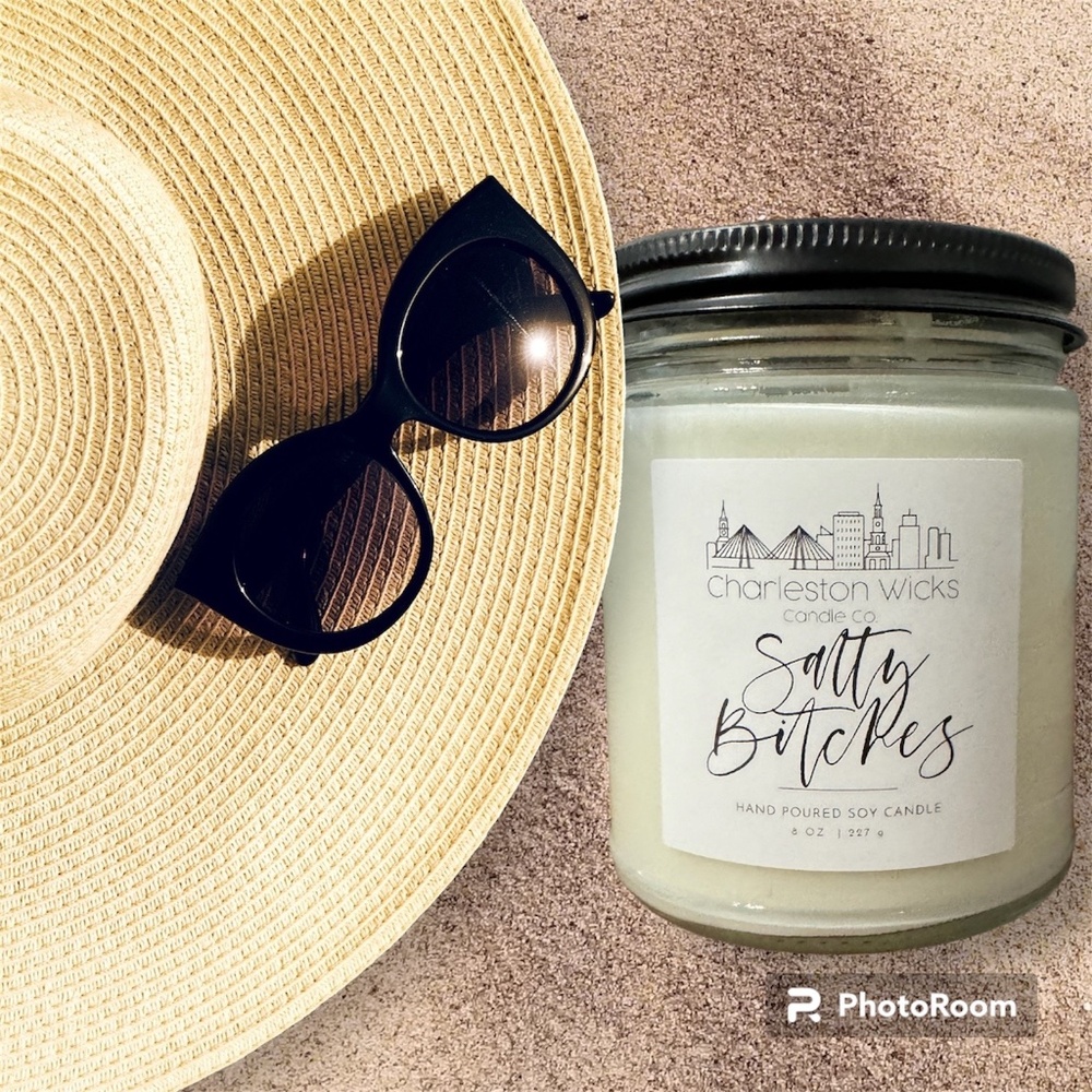 Salty Bitches Candle from Charleston Wicks Candle Co